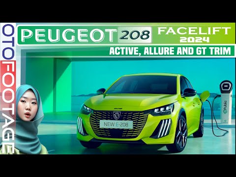2024 Peugeot 208 And E-208 Facelift Debut | ACTIVE, ALLURE & GT Trim Detail Specification