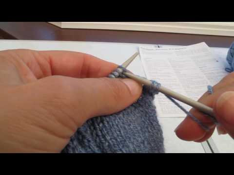 LKC 7 Armhole shaping - decreasing on alternate rows