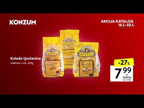 Konzum tjedna akcija od 16.- 22.01.2020.