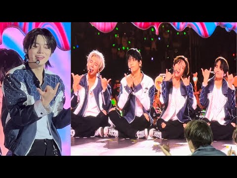 230528 Happy Fools Dance Challenge TXT Tomorrow X Together Tour Act: Sweet Mirage LA Concert Fancam