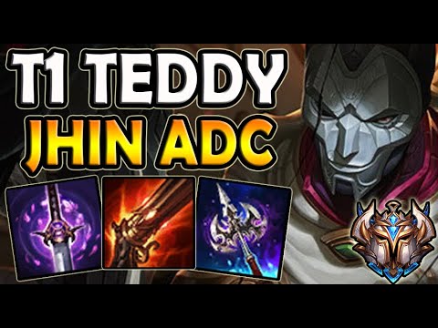 T1 Teddy JHIN vs ASHE ADC - Patch 10.15 Ranked Korea ✔️