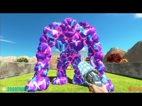 DEATH RUN with PULSE BLASTER FPS PERSPECTIVE - Animal Revolt Battle Simulator