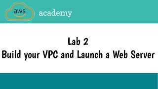 Lab 2 Build your VPC and Launch a Web Server|Module5 Networking & Content Delivery|cloud foundations