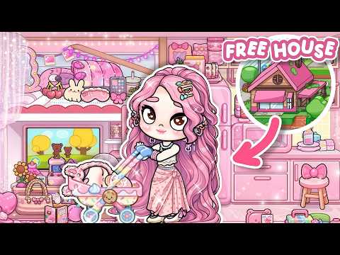 I Built a FREE Small Pink House! 🩷 (So Cute!) | Avatar World | Pazu