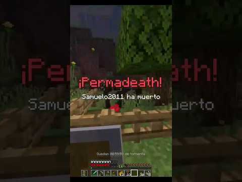 FIRST DAY AND FIRST DEATH OF PERMADEATH 2 #minecraft #shorts #permadeath