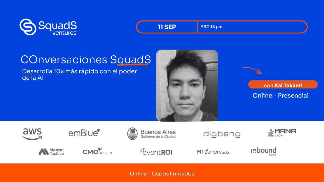 Workshop: Desarrolla 10x Más Rápido con el Poder de la AI