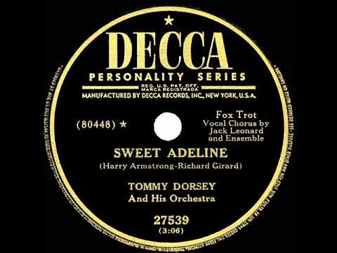 1951 Tommy Dorsey - Sweet Adeline (Jack Leonard & ensemble, vocal)