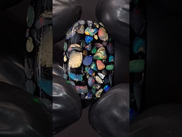 فص أحجار الاوبال الخام الرائع حديقة الأوبال مع بلا...