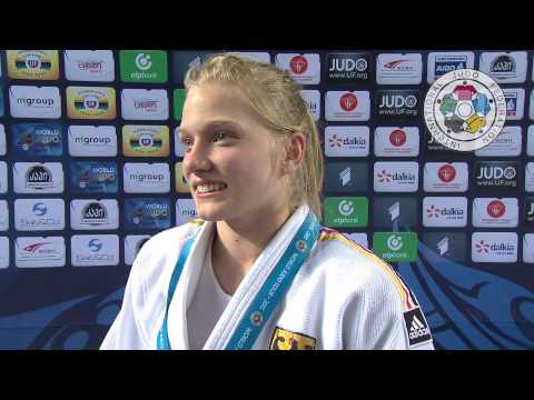 Interview Szaundra DIEDRICH (GER) winner -70 kg Tbilisi Grand Prix 2015