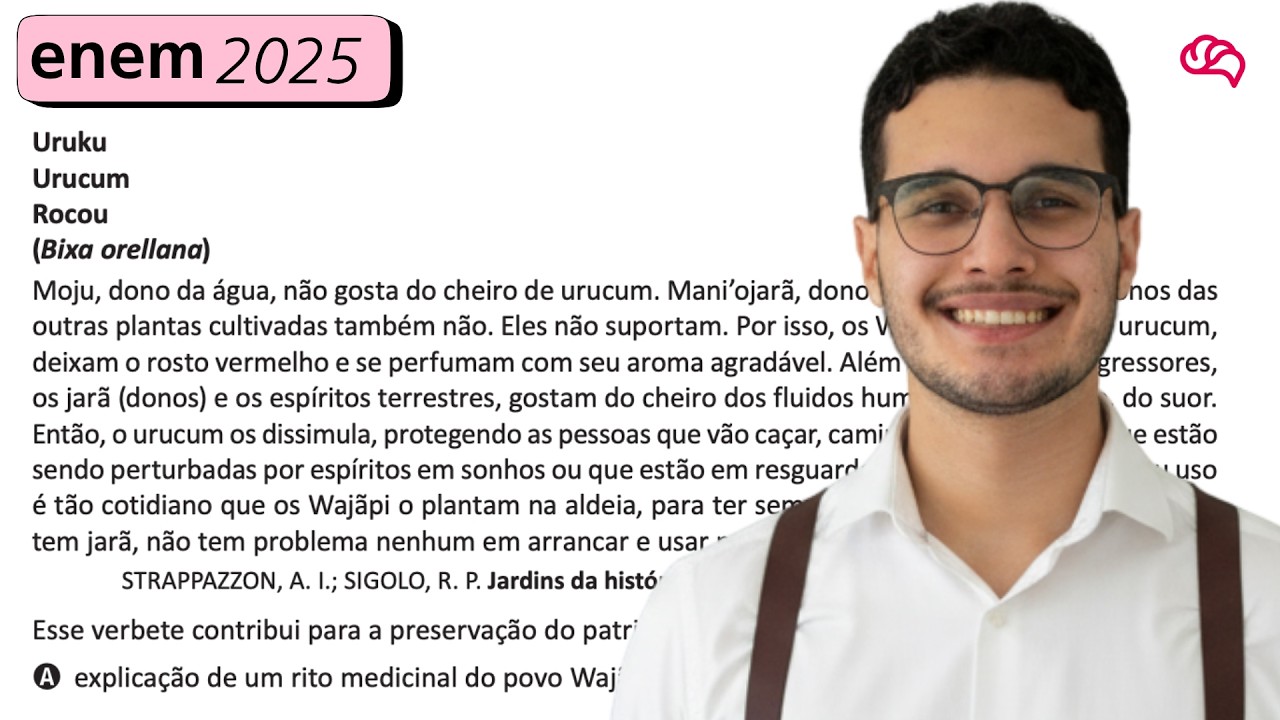 Resolução em Vídeo — Questão 30 ENEM 2025