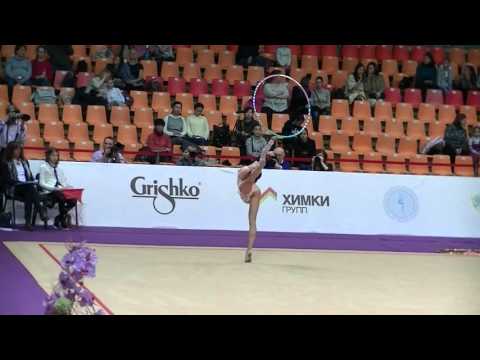 Kvashilava Nino (GEO) hoop Grand Prix Moscow-Alina Cup 2016 qual. jun.