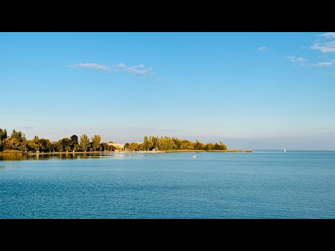 Beautiful Ferry tour at Balaton Lake @ Balatonfüred, Hungary