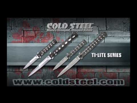 Cold Steel Knives 4" Ti-Lite Folding Knife - Satin Plain
