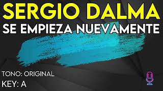 Sergio Dalma - Se Empieza Nuevamente - Karaoke Instrumental
