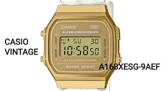 Casio A168XESG-9AEF Polshorloge