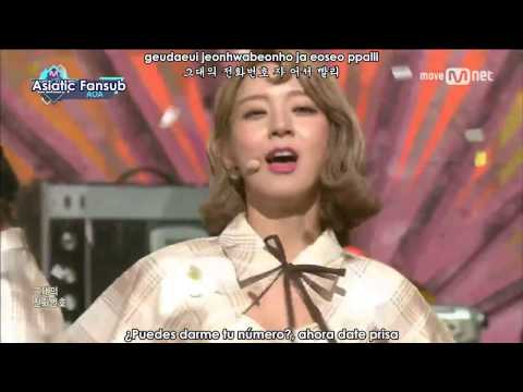 AOA - Excuse me (Live 170105) [Sub Español - Hangul - Roma]