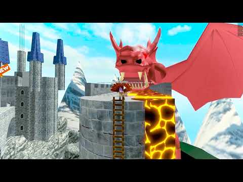 Roblox Escape The Lava Dragon Dungeon - Let's Play Video