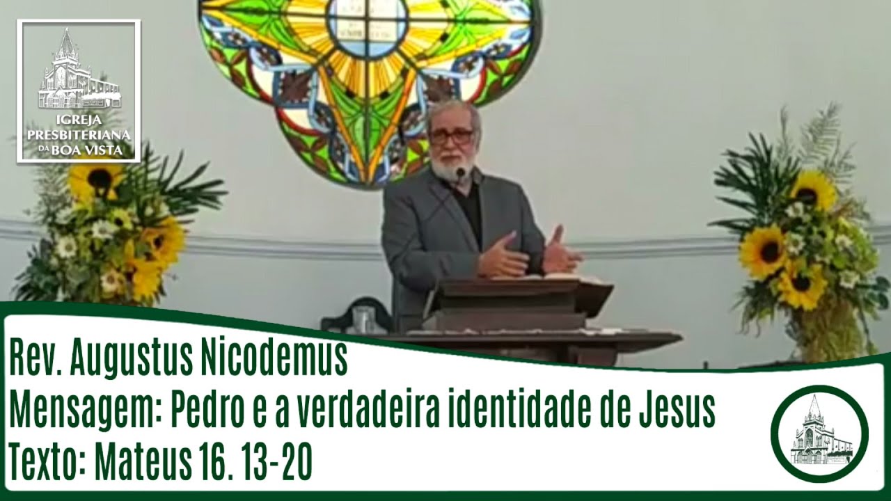 Pedro e a verdadeira identidade de Jesus | Rev. @pnooficial  | IPBV