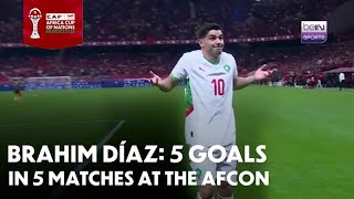Cameroon vs Morocco | Brahim Díaz scores his fifth goal of the tournament | AFCON 2025 Highlights