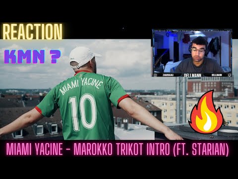 KMN ohne Miami !!!!! Miami Yacine - Marokko Trikot Intro (ft. Starian) (Reaction)
