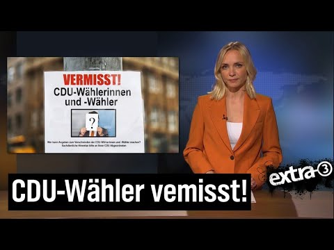 Aktenzeichen X3Y ... ungelöst: CDU-Wähler vermisst! | extra 3 | NDR