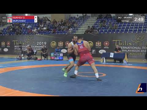1/4 final GR-97 kg: O.Nuriyev (AZE) - V.Murvanidz (GEO)