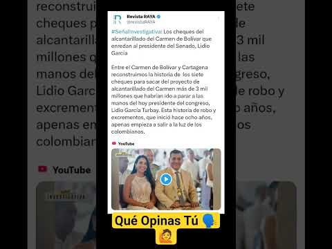 Carmen De Bolívar Lidio García Presidente Del Senado Engaño Al Pueblo Colombiano