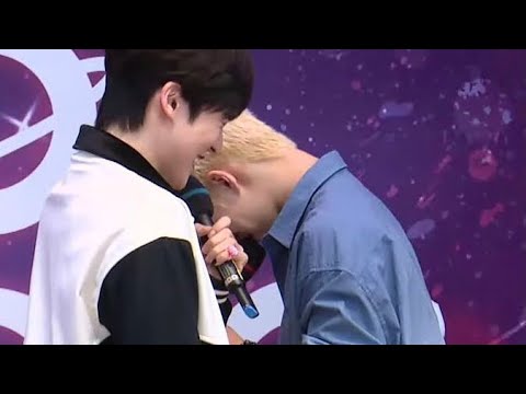 ATEEZ becomes flustered around YUNHO🤭❤️#ateez #atiny #yunho #ateezedit