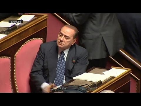 Milanese hospice takes a wry view of 'Berlusconi the new care worker'