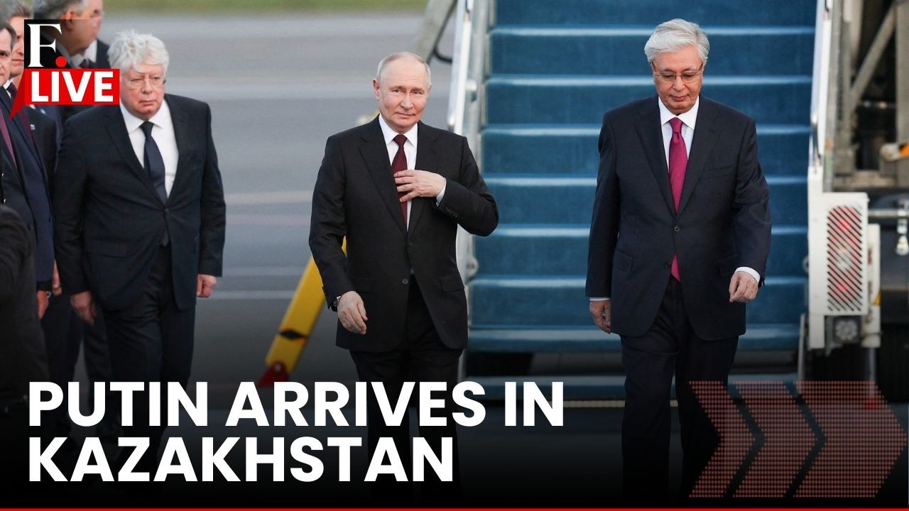 LIVE: Russian President Vladimir Putin Visits Kazakhstan | Kazakhstan, Russia to Sign Nuclear Deal?