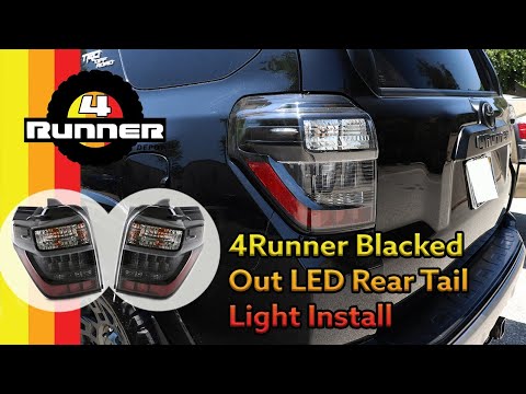How to Remove/Install rear Black Out LED Tail Lights for Toyota 4Runner 5th generation