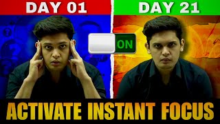 21 Day Challenge to Increase Focus While Studying🔥| Simple Brain Exercise| Prashant Kirad