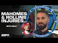 Seth Rollins CATCHES STRAYS comparing his injury to Patrick Mahomes 🍿 | The Rich Eisen Show