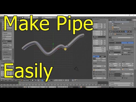 How To Make Pipe In Blender3D - Easy As Pie