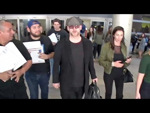 Boy George Barely Recognizable At LAX