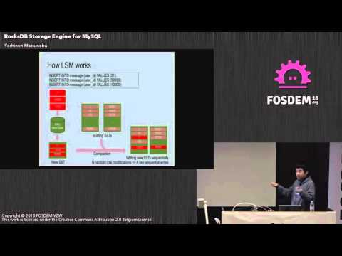 FOSDEM 2016 - Janson - Rocksdb Storage Engine For Mysql