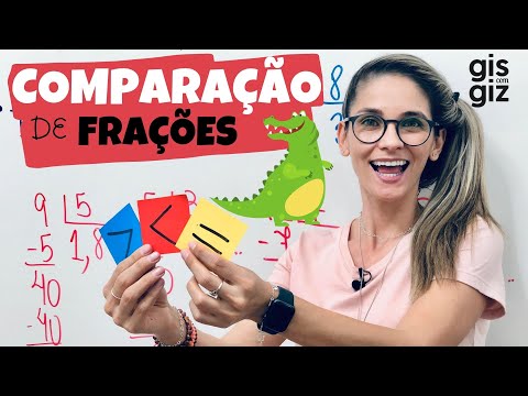 FRAÇAO | COMPARAÇÃO de FRAÇÕES de um jeito fácil | 6º ano. Matemática Básica | \Prof. Gis/