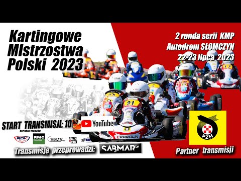 PZM: Kartingowe Mistrzostwa Polski (LIVE) - 2 runda, Słomczyn, 23.07.2023 r.