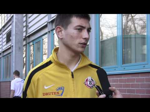 Wywiad z Dawidem Retlewskim po meczu Miedź Legnica - Drutex-Bytovia Bytów