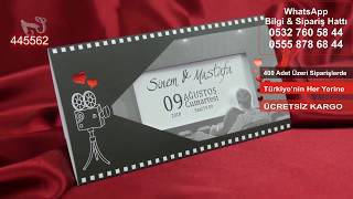 445562/ Video / Sinema Tasarımlı  Davetiye Ön İzleme