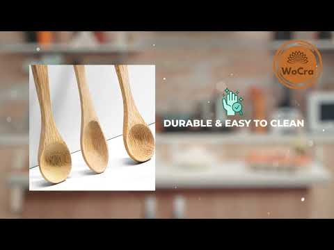 WoCra® Neem Wooden Cooking Spoon/Flip/Spatula/Ladle