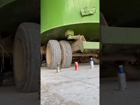 THIS TRACTOR DRIVER IS INSANE! 😳#tractor#tractorskills#satisfying#rurallife#viral