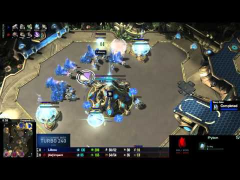 SC2 2015 Impact vs Lilbow Game 1 Semi Final EIZO Holiday Brawl Starcraft 2 Tournament