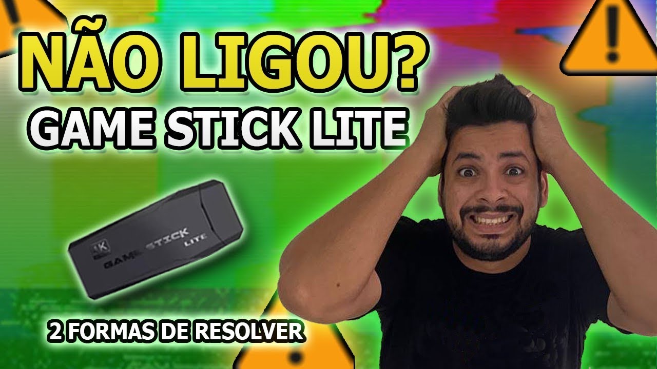 Game Stick 4k Não ligou? 2 formas como resolver