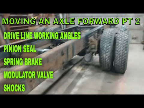 2010 INTERNATIONAL 4300 AXLE MOVE PT 2 PINION SEAL, DRIVESHAFT, SPRING BREAK MODULATOR & SHOCKS
