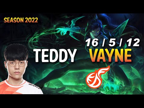 KDF Teddy VAYNE vs APHELIOS ADC - KR Ranked