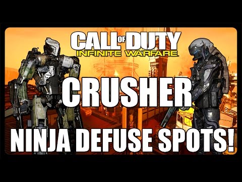 IW Hiding Spots - Crusher Ninja Defuse Spots! (Infinite Warfare Tips)