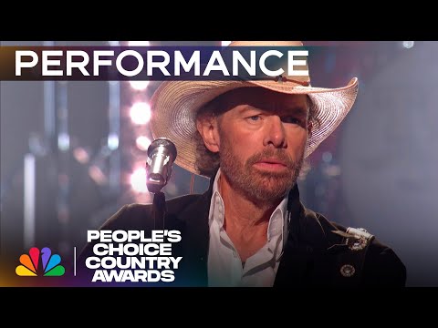 Toby Keith Performs \Don’t Let the Old Man In\ at the 2023 People's Choice Country Awards | NBC