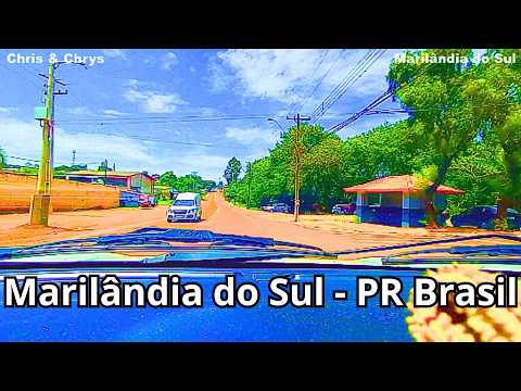Passando por dentro de Marilândia do Sul, PR Brasil
