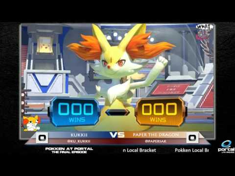 Kukkii vs Paper the Dragon - Pokken at Portal - 9/3/16